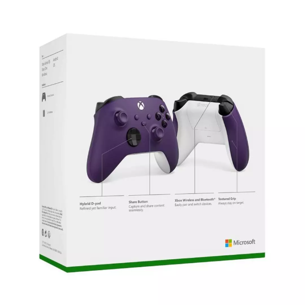 Xbox Core Wireless Gaming Controller, QAU-00069 – Astral Purple